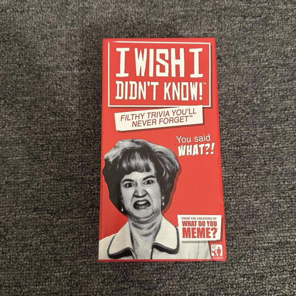 I Wish I Didn't Know! Filthy Trivia You'll Never Forget Game (What Do You Meme?)